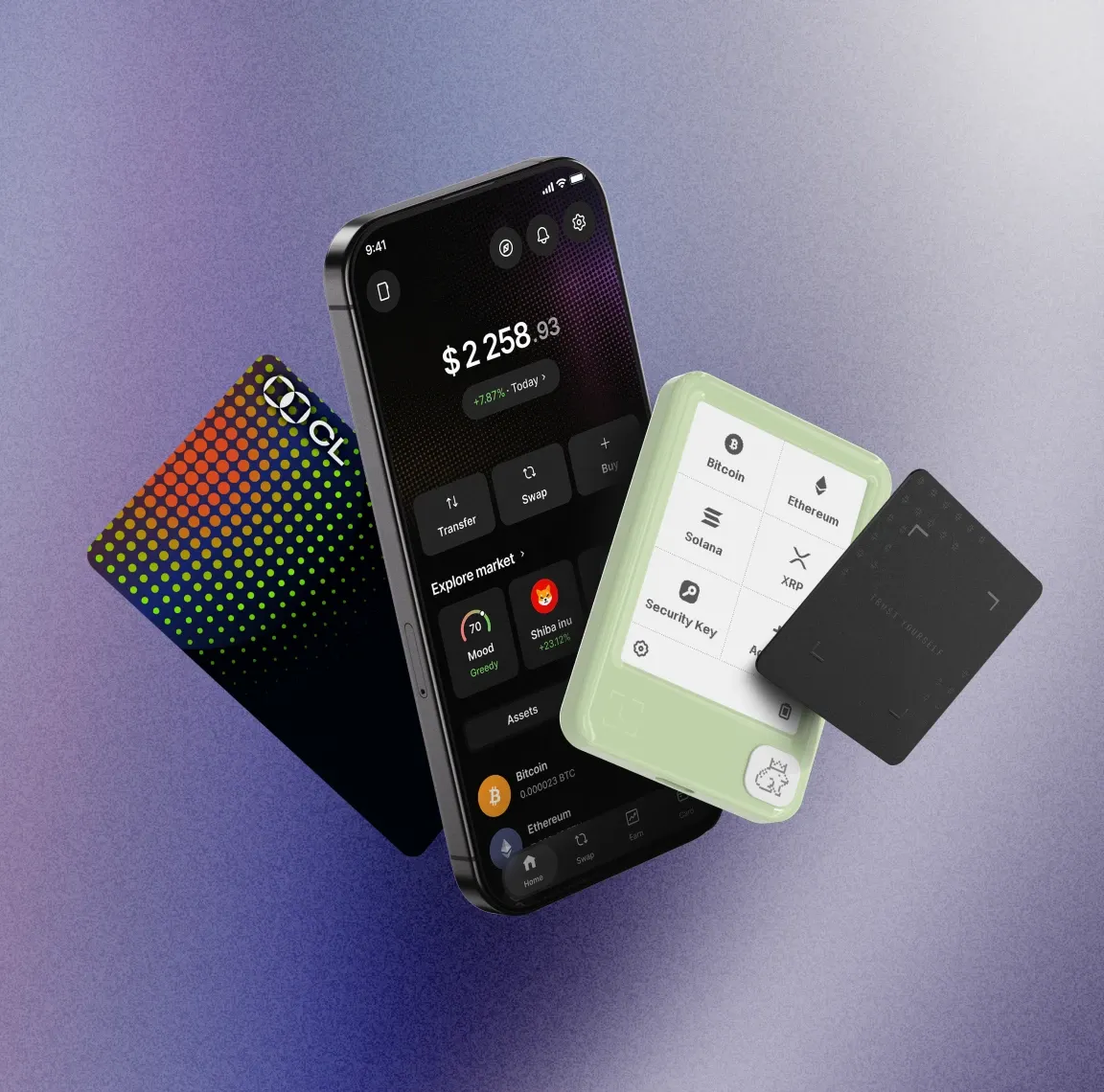 Go beyond exchanges and software wallets